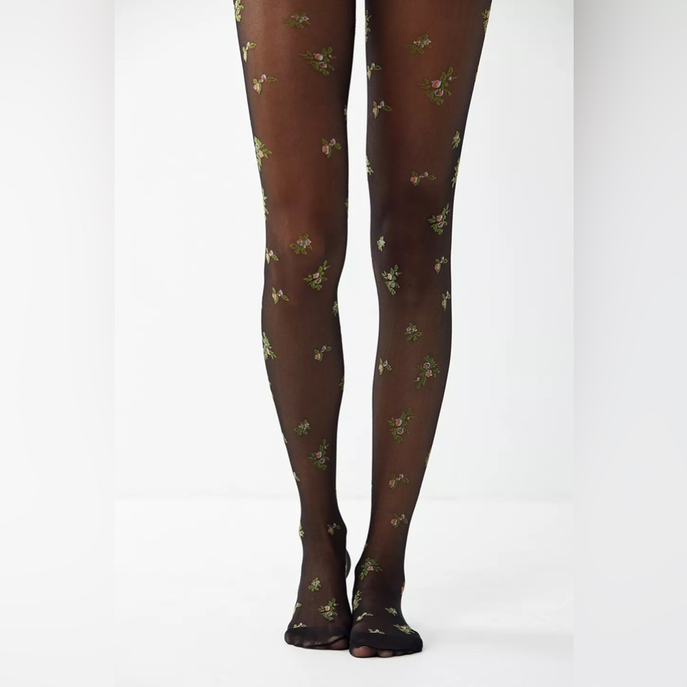 OUT FROM UNDER 2 PACK FASHION TIGHTS- NEW IN BOX SIZE M/L - Picture 5 of 11